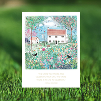 Village Home Birthday Card