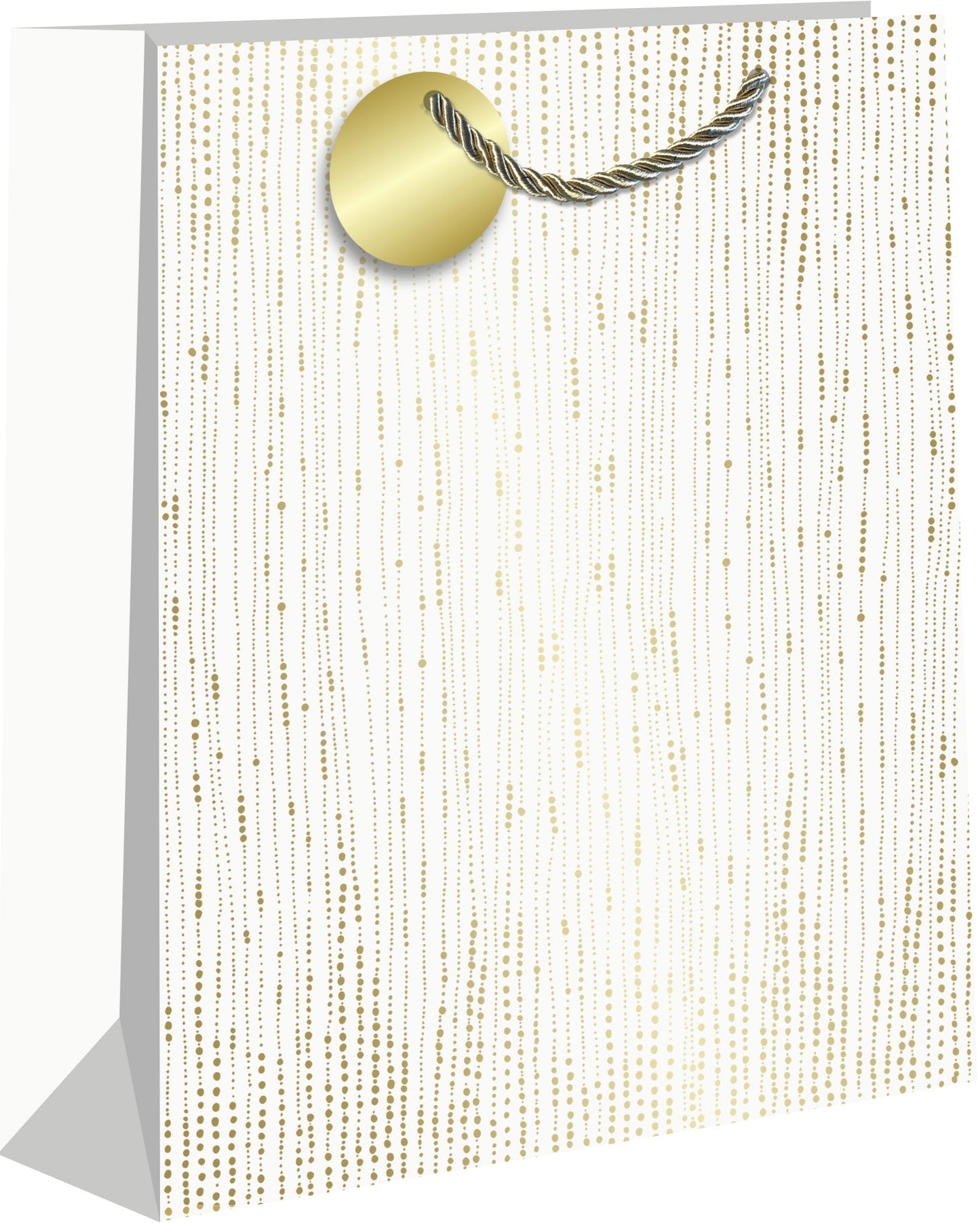 Gold Dots Large Gift Bag