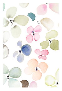 Watercolor Petals Smart Cloth