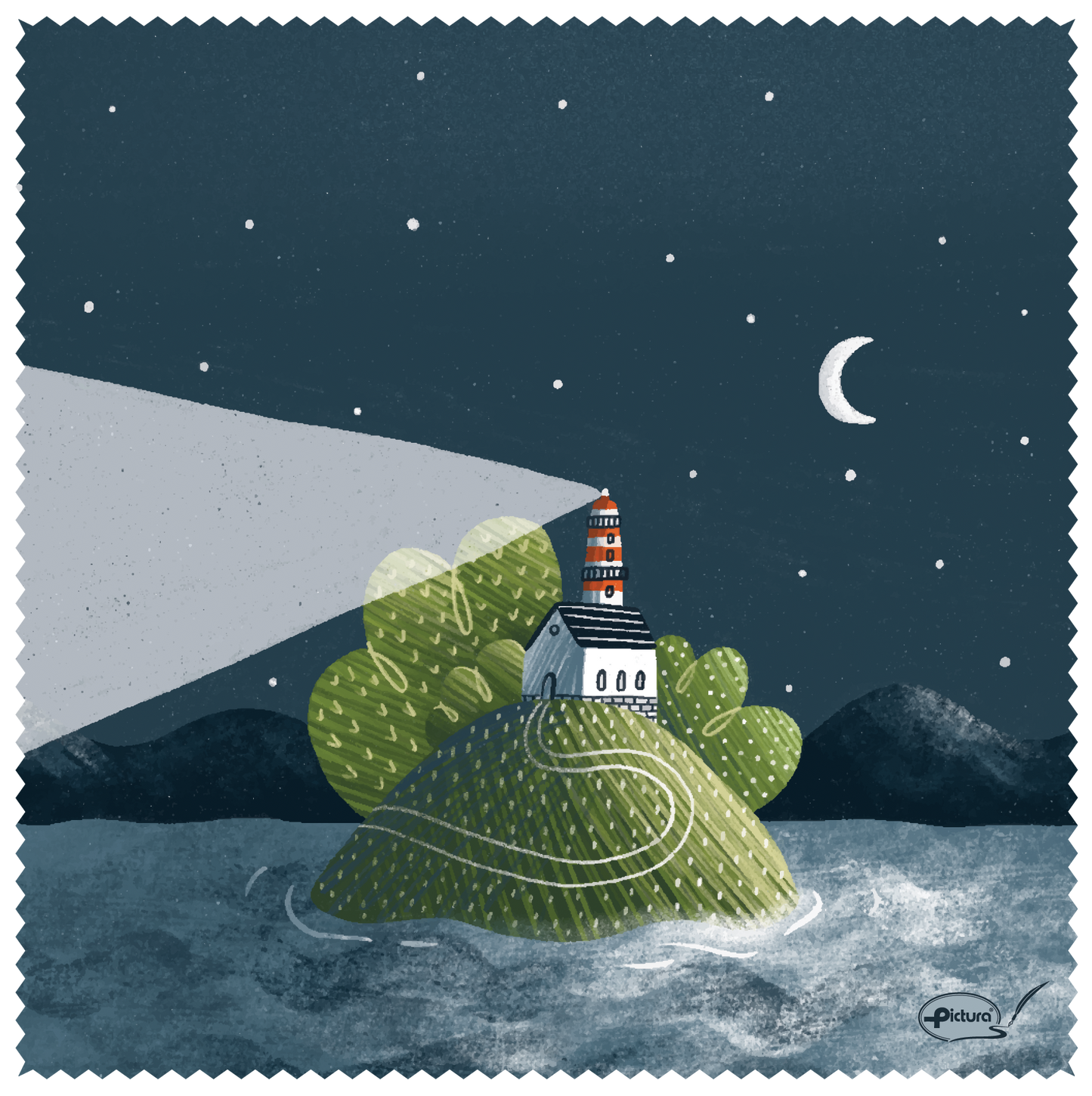 Nighttime Lighthouse Smart Cloth