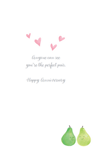 Perfect Pair Anniversary Card