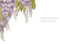 Wisteria Love Card