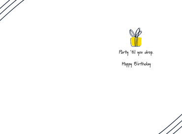 Sleepy Puppy Gifts Birthday Card