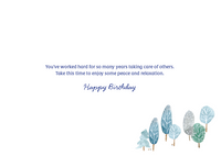 Quiet Lake Birthday Card Grandfather