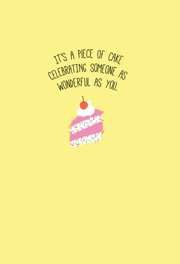 Cake Slices Birthday Card