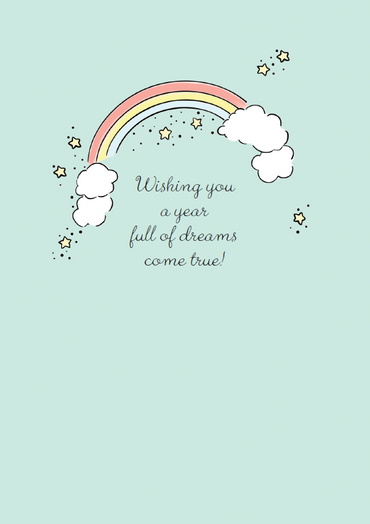 Rainbow Balloon Birthday Card