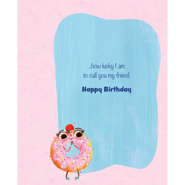 Donut You Know Birthday Card Friend