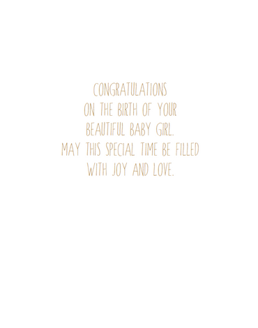 Mobile Baby Girl Card Sara Miller