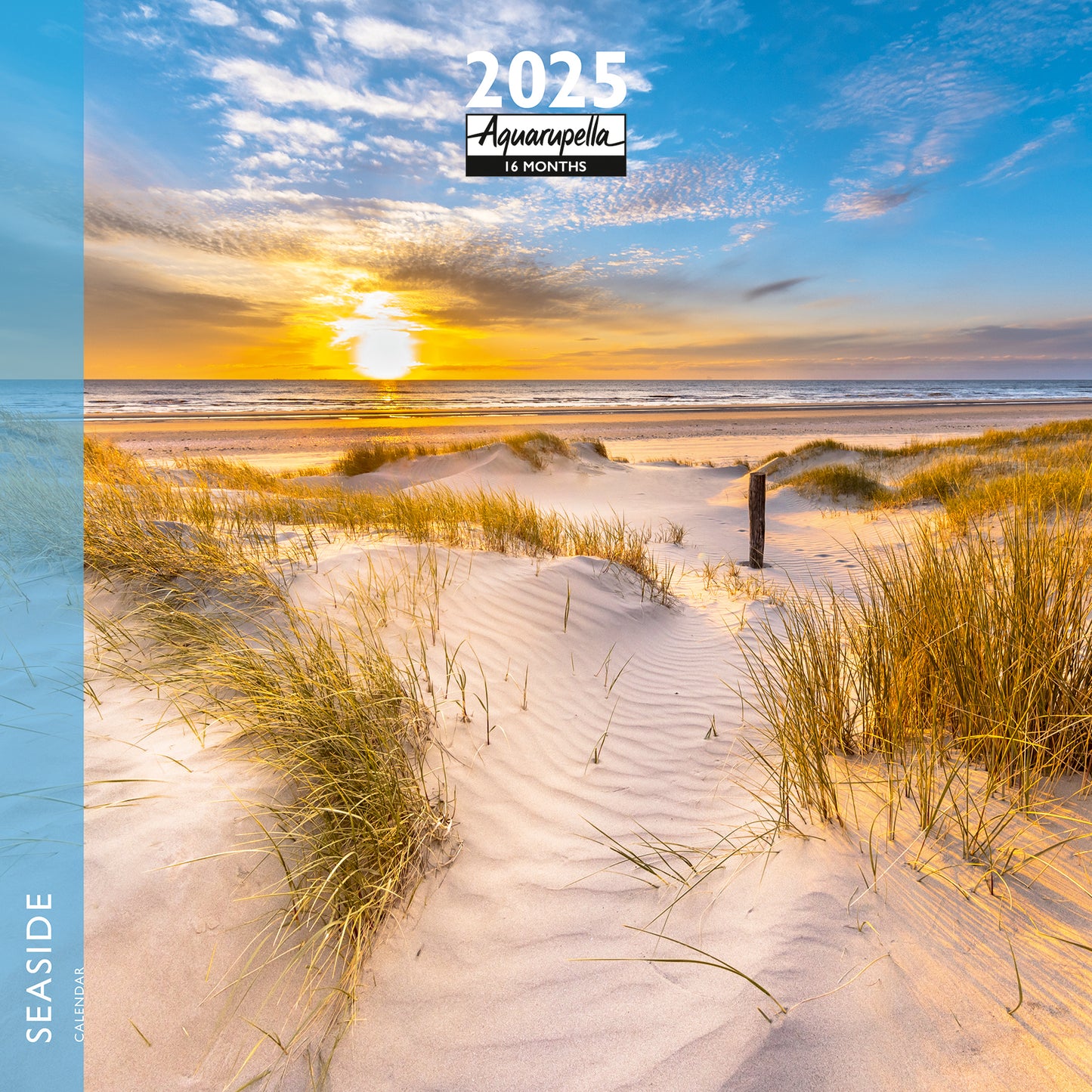 Seaside Wall Calendar 2025 Aquarupella