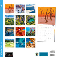 Amazing Nature Wall Calendar 2025 Aquarupella