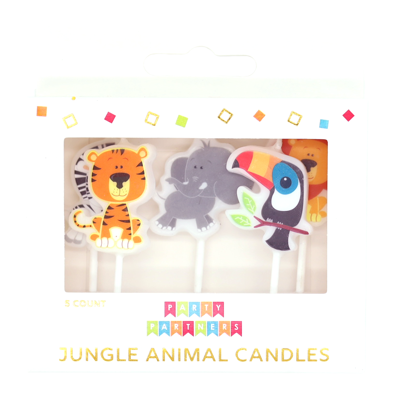 Jungle Animal Candles