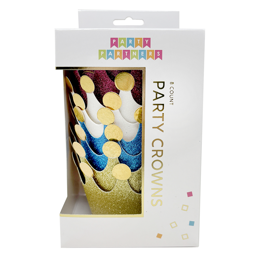 Colorful Mini Party Crowns