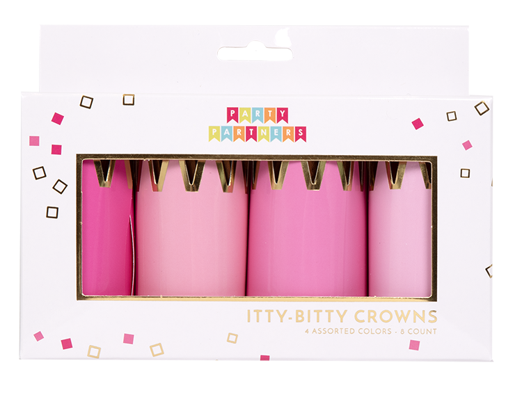 Pink Itty Bitty Party Crowns