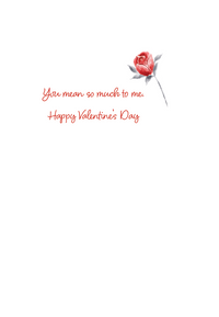 Be Mine Roses Valentine's Day Card