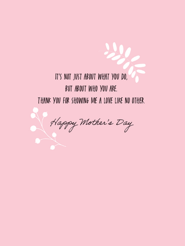 Dear Mom Mother's Day Card