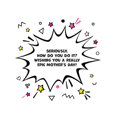 Super Mom Mother's Day Card