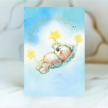 Tiny Bear Baby Card Lisi Martin