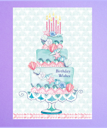 Nautical Cake Birthday Card