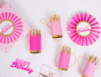 Pink Itty Bitty Party Crowns