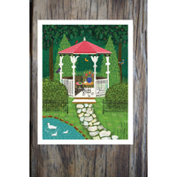 Gazebo Anniversary Card