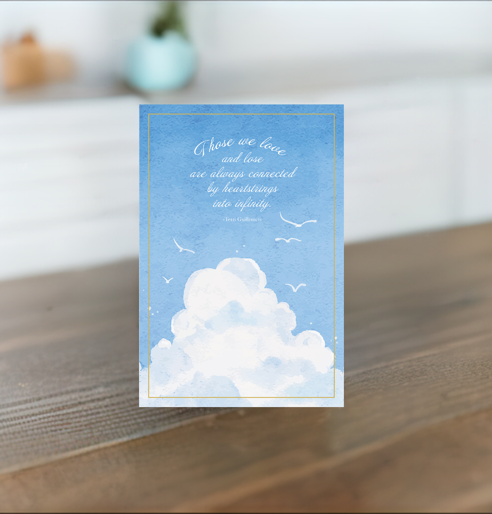 Cloudy Sky Sympathy Card