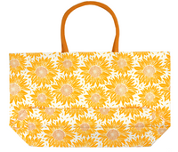Sunflower Large Canvas Tote Bag