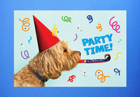 Party Time Dog Birthday Card