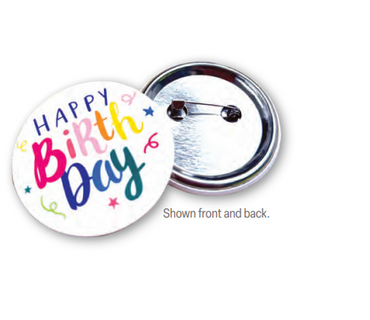 Happy Birthday Pin Set of 6