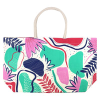 Abstract Large Canvas Tote Bag