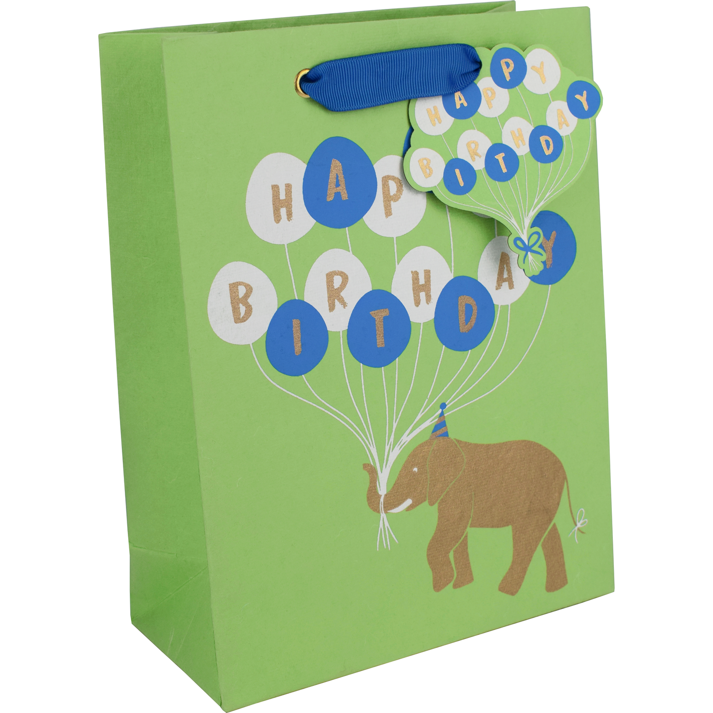 Birthday Elephant Medium Gift Bag