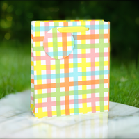 Spring Check Large Gift Bag