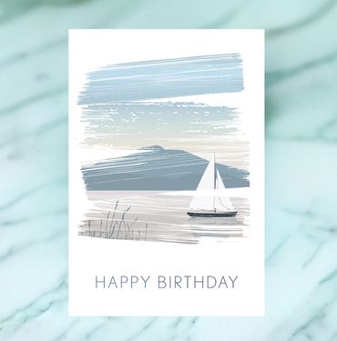 Sailboat Birthday Card For Him