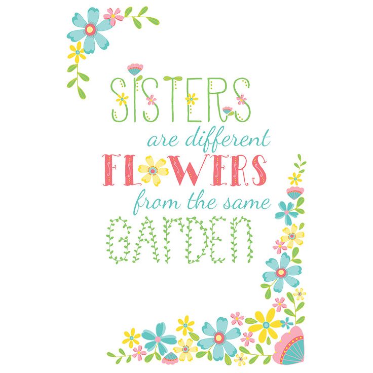 Birthday Sister Card Same Garden – Cardmore