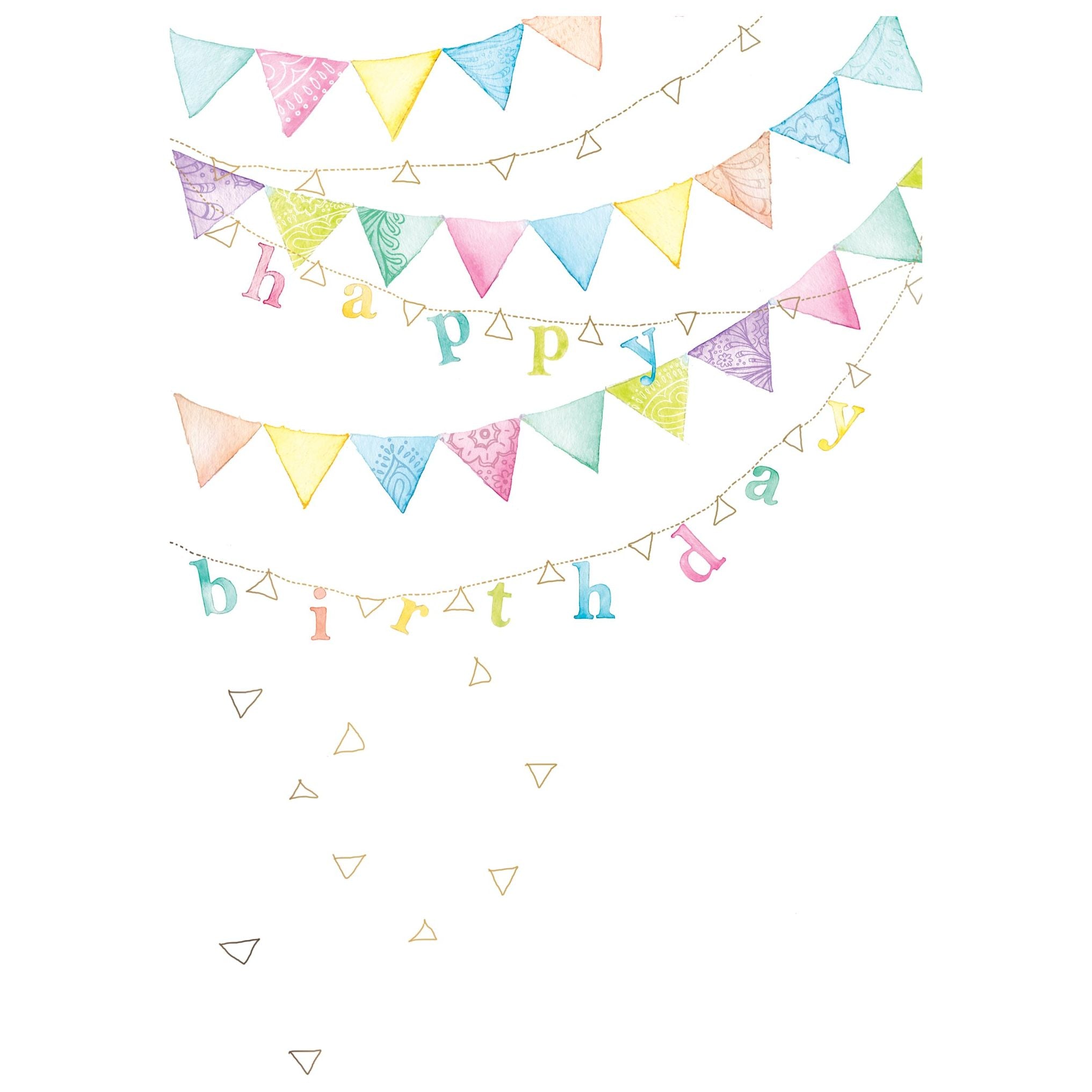 Birthday Card Flag Banner - Cardmore