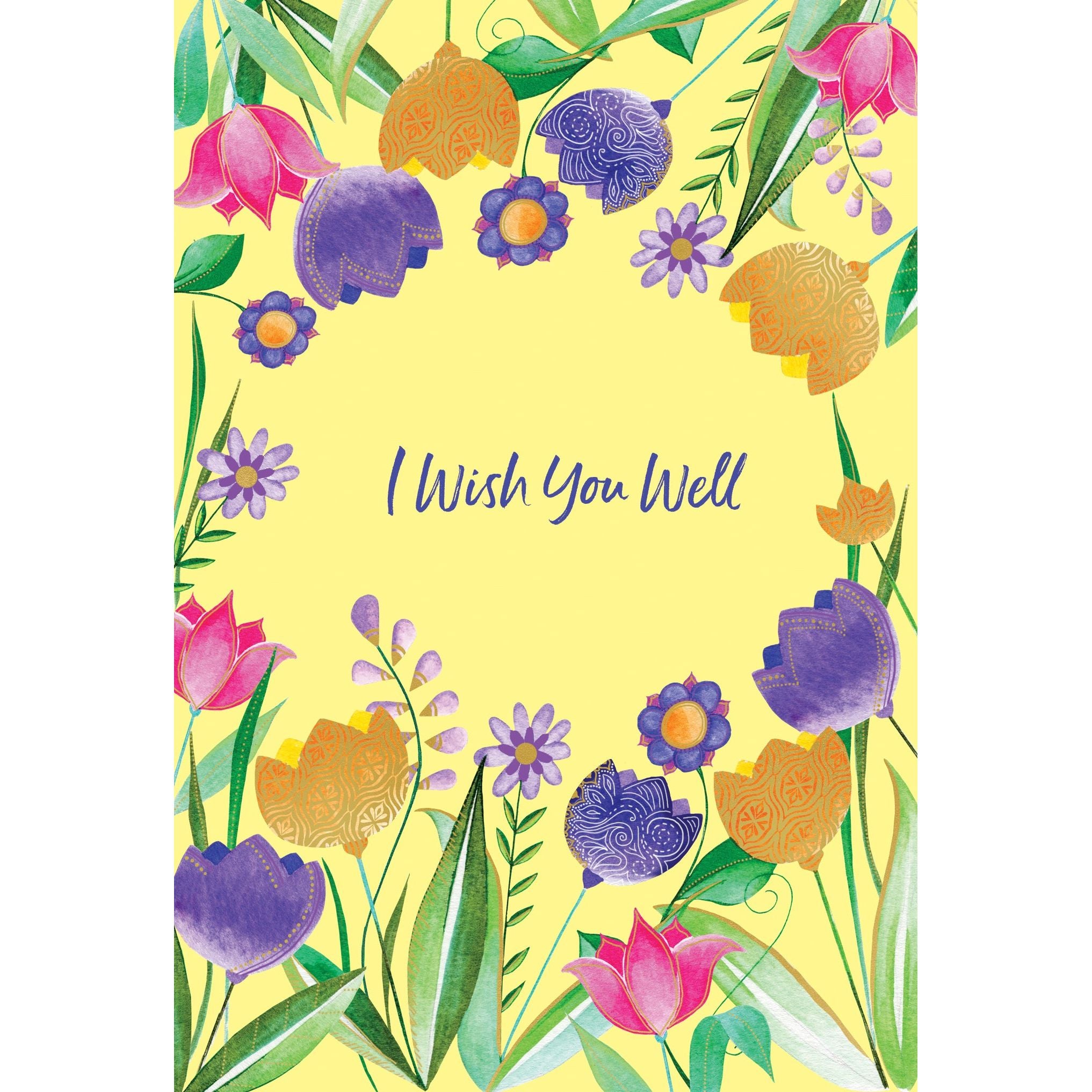 Get Well Card Tulip Frame Cardmore