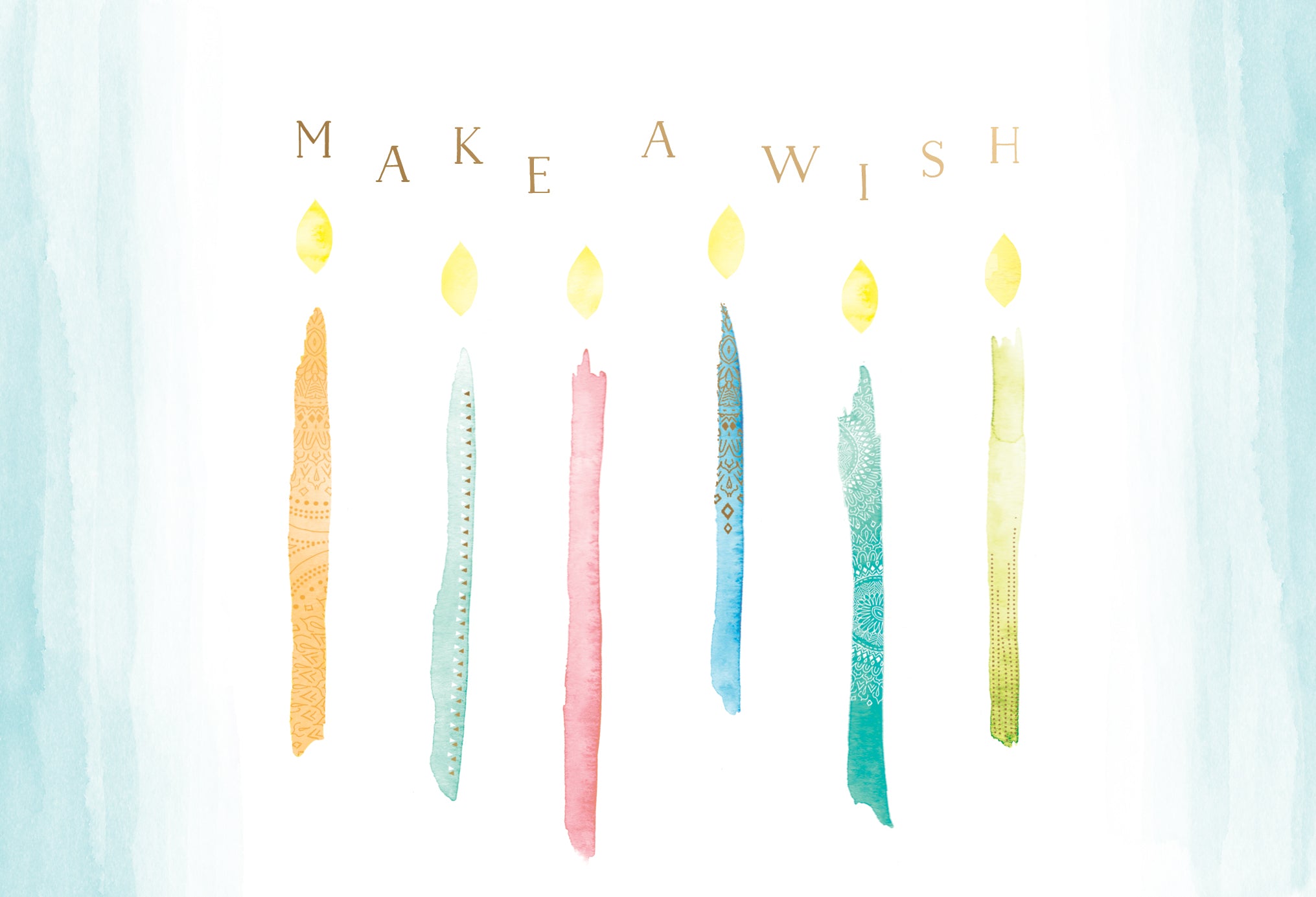 Make A Wish Candles Birthday Card - Cardmore