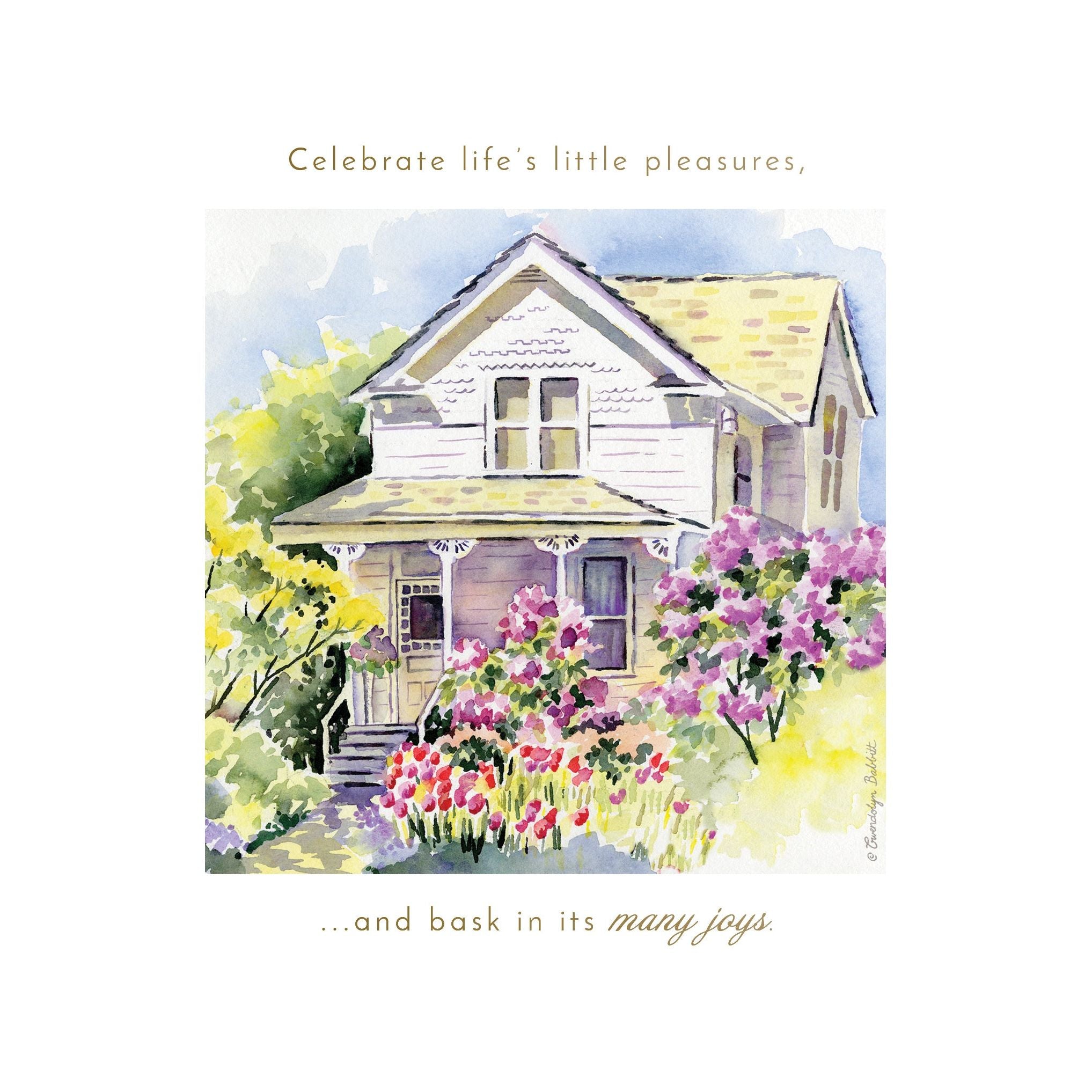 Lilac House Birthday Card - Cardmore