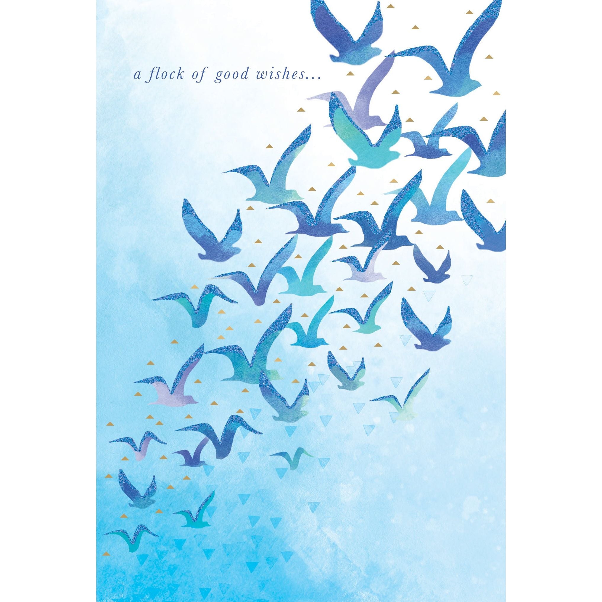 Flock of good wishes Birthday Card - Cardmore