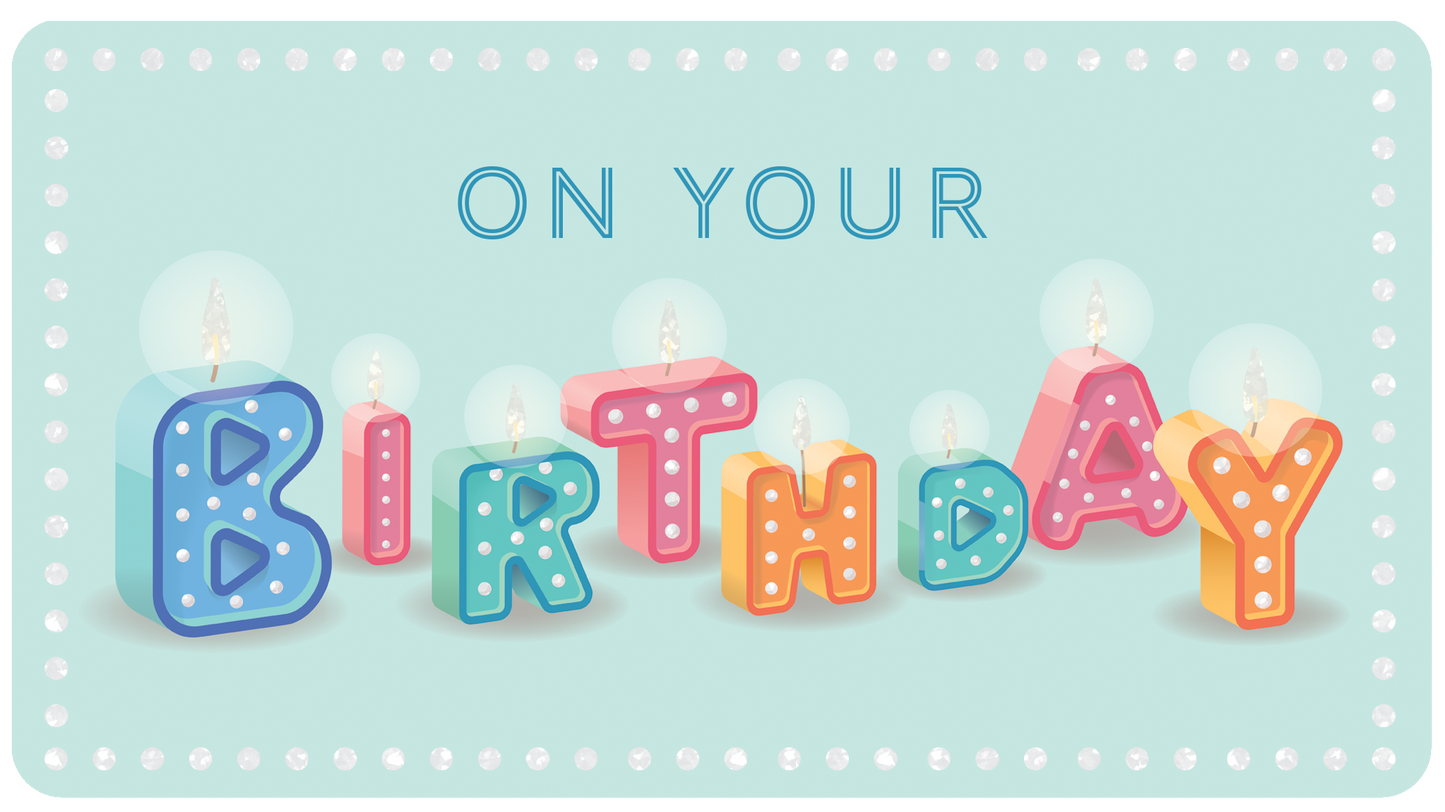 Birthday Letters Birthday Money Card - Cardmore