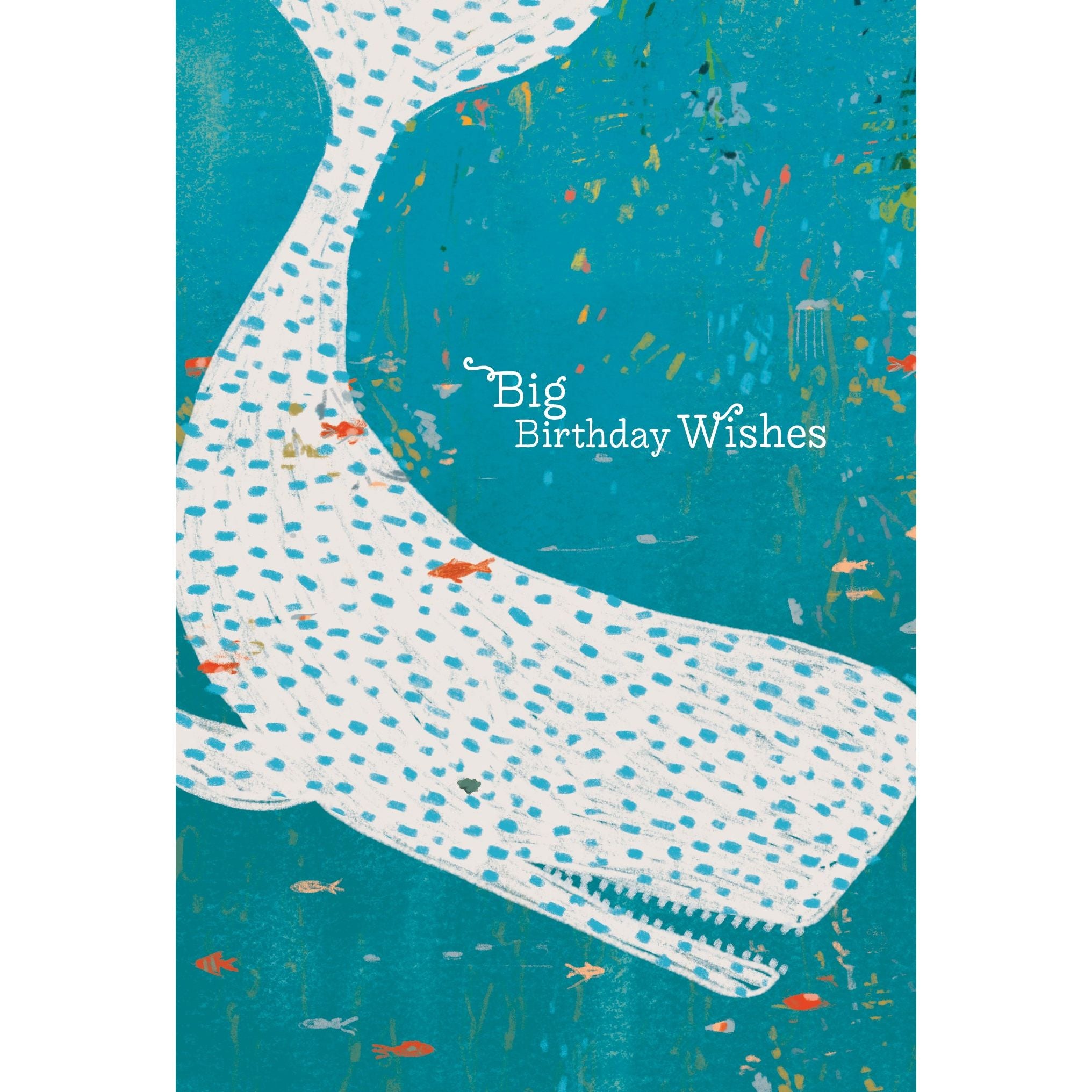 Spotted Whale Birthday Card