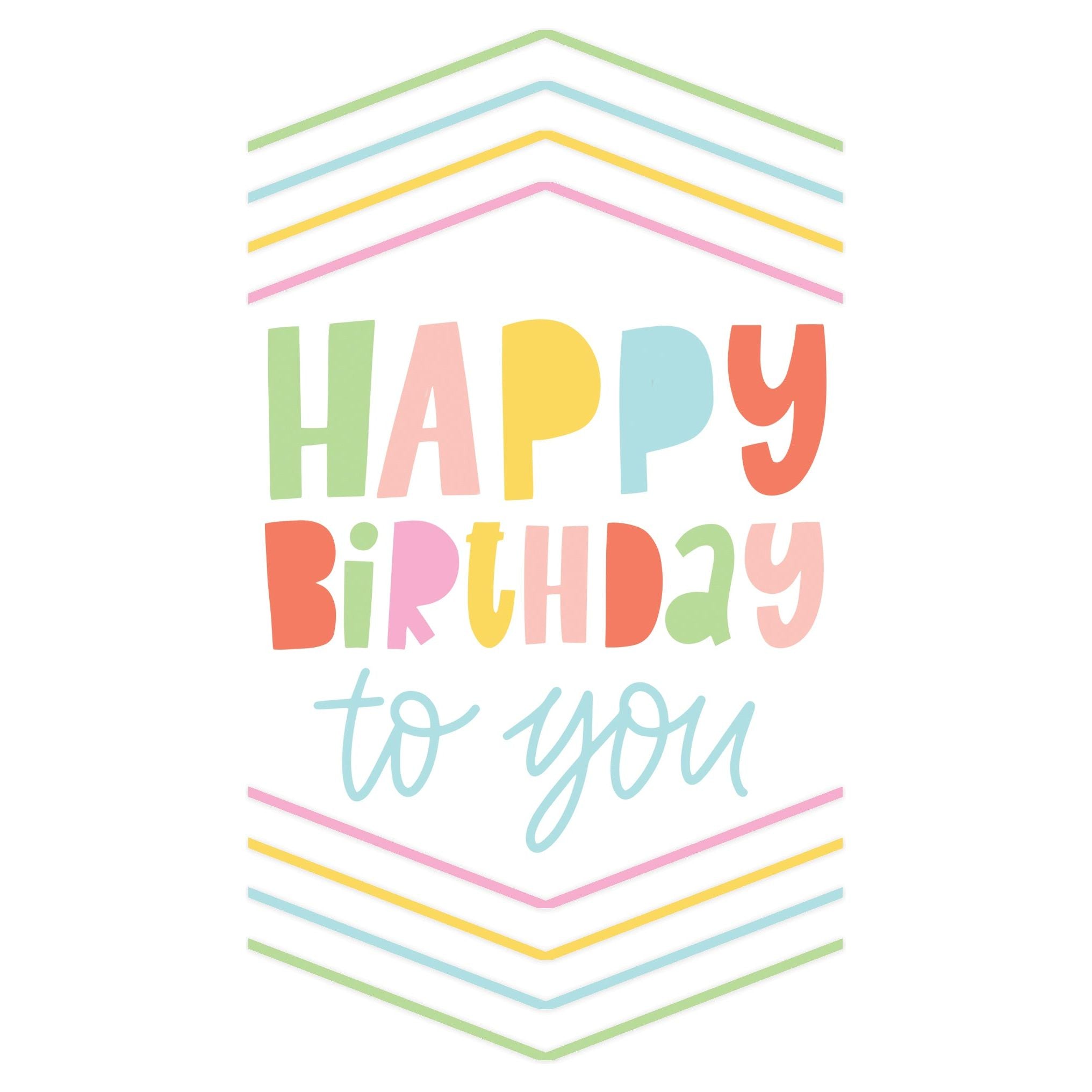 Happy Birthday To You Birthday Card