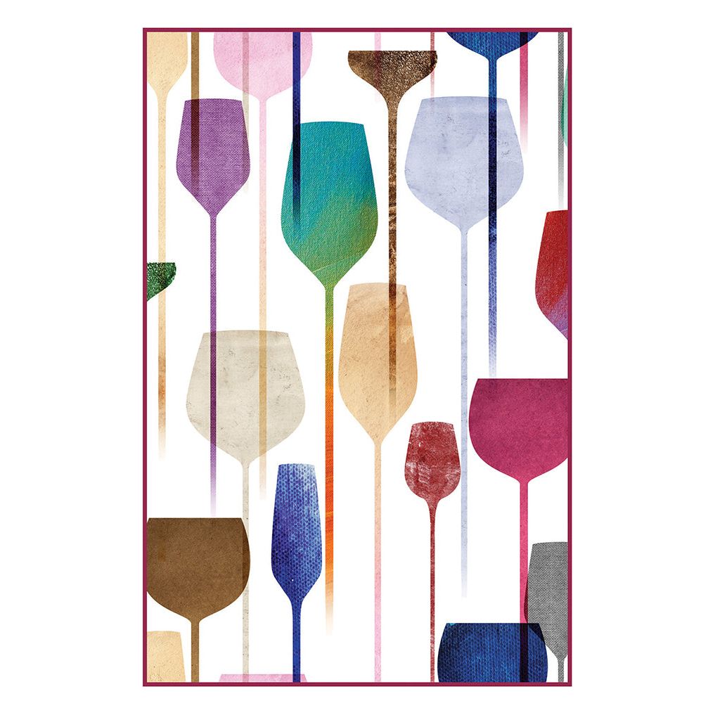 Tall Glasses Birthday Card