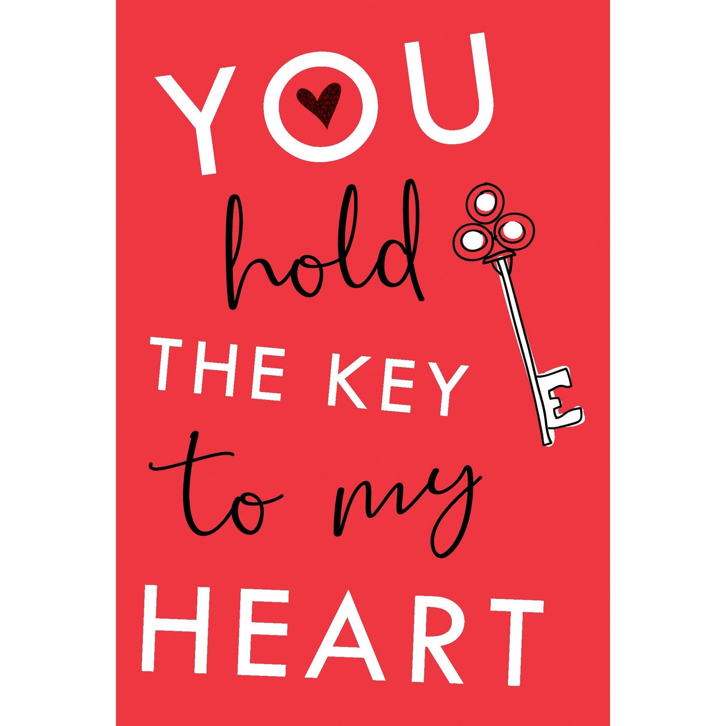 You Hold The Key Valentine's Card Man I Love - Cardmore