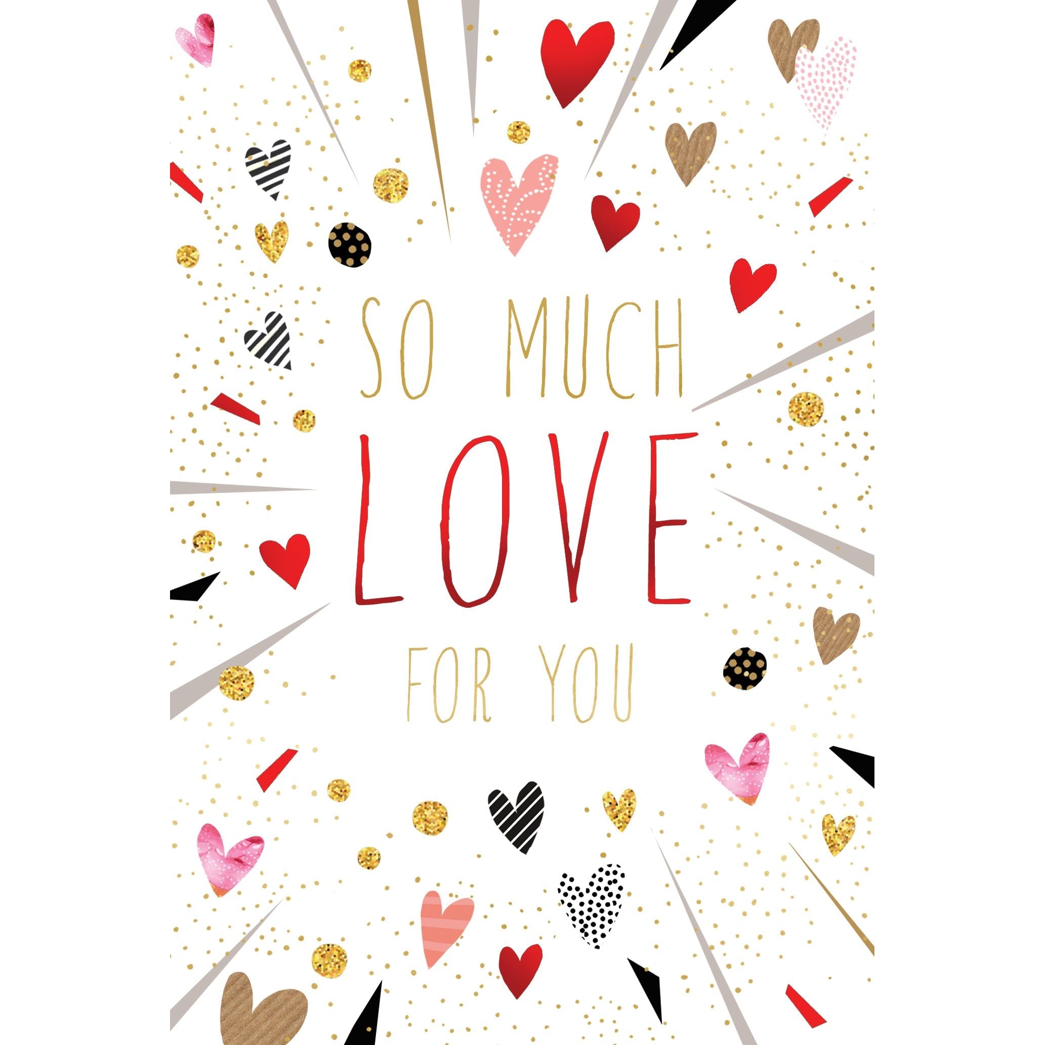 So Much Love Valentine's Card Sara Miller - Cardmore