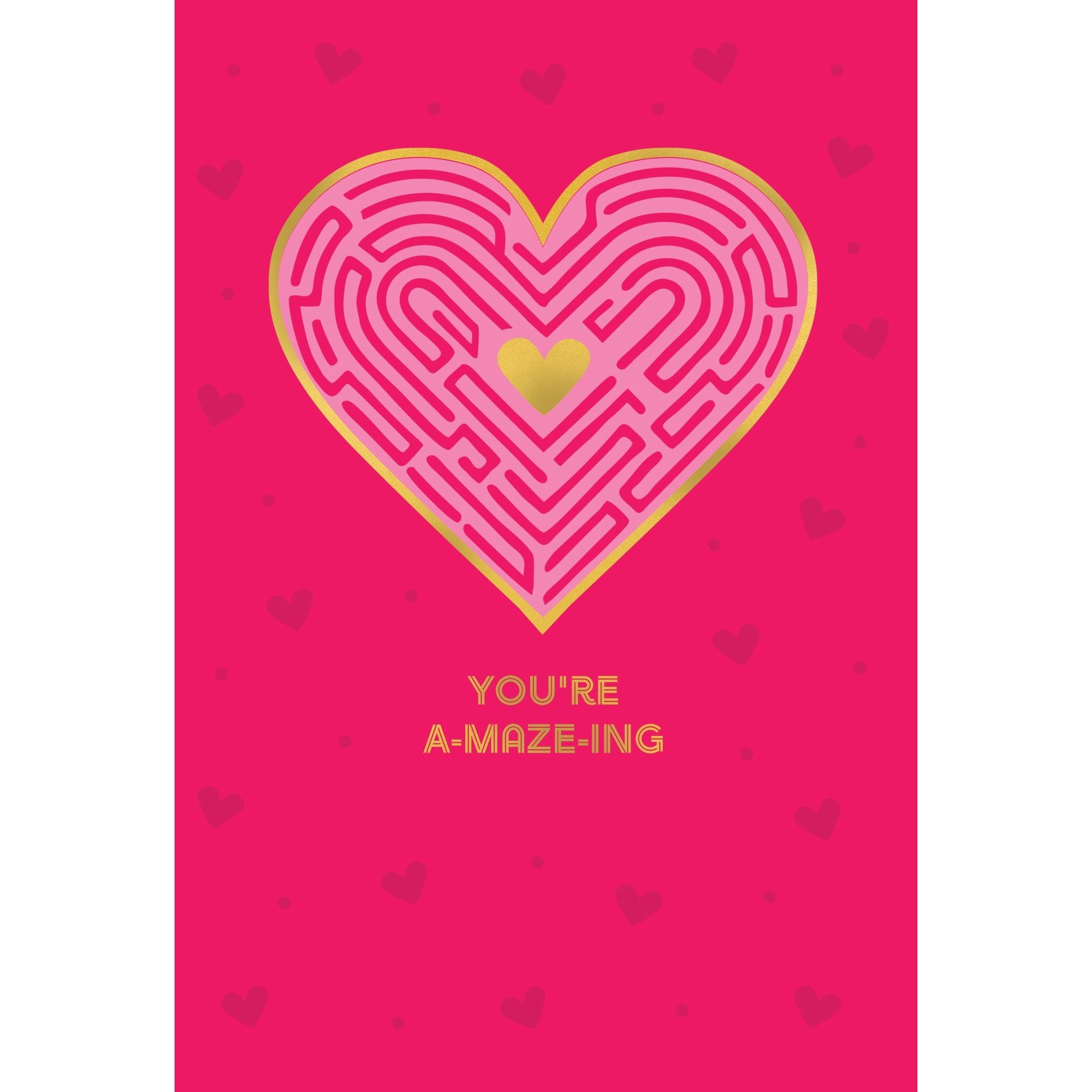 Heart Maze Valentine's Card - Cardmore