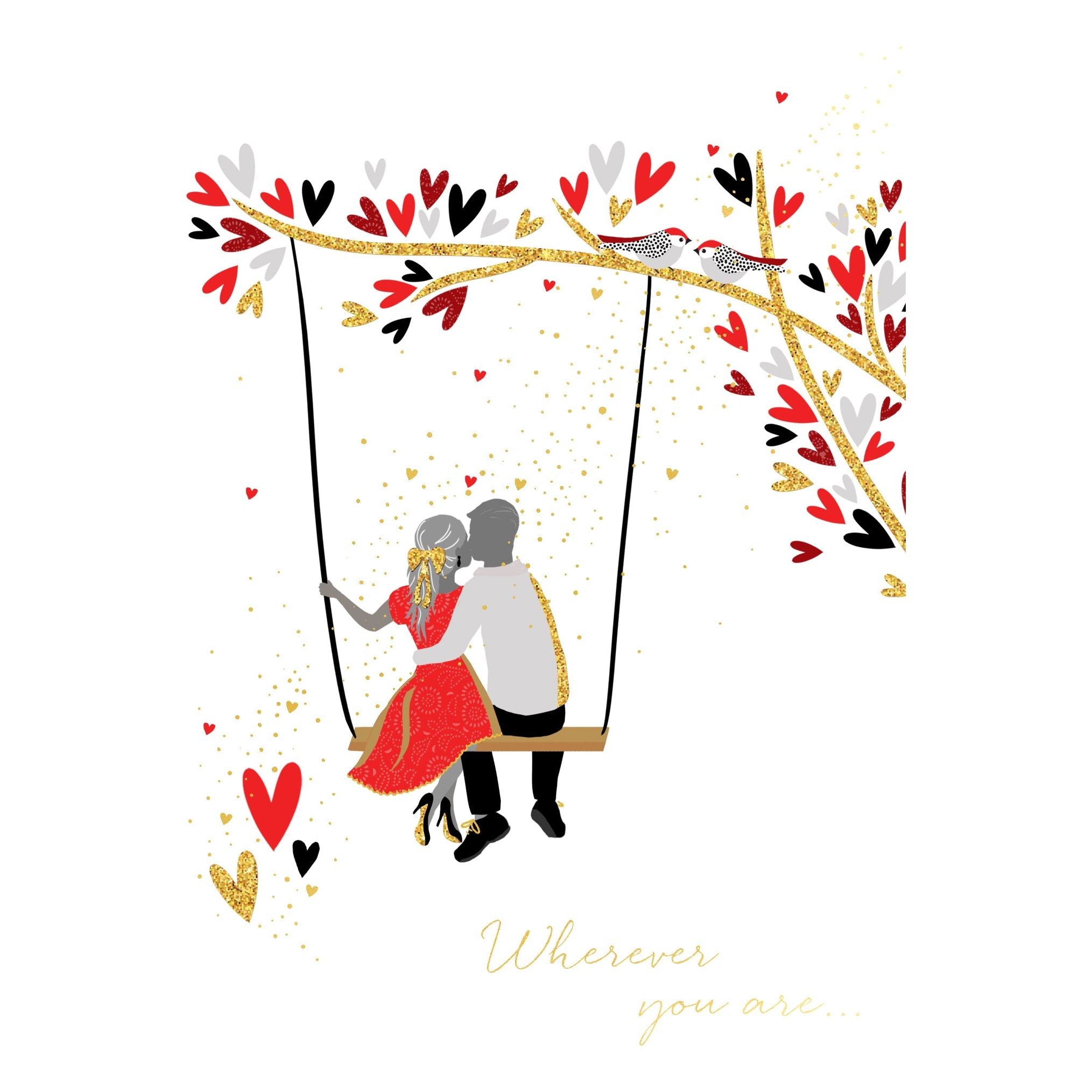 Swing Valentine's Day Card One I Love