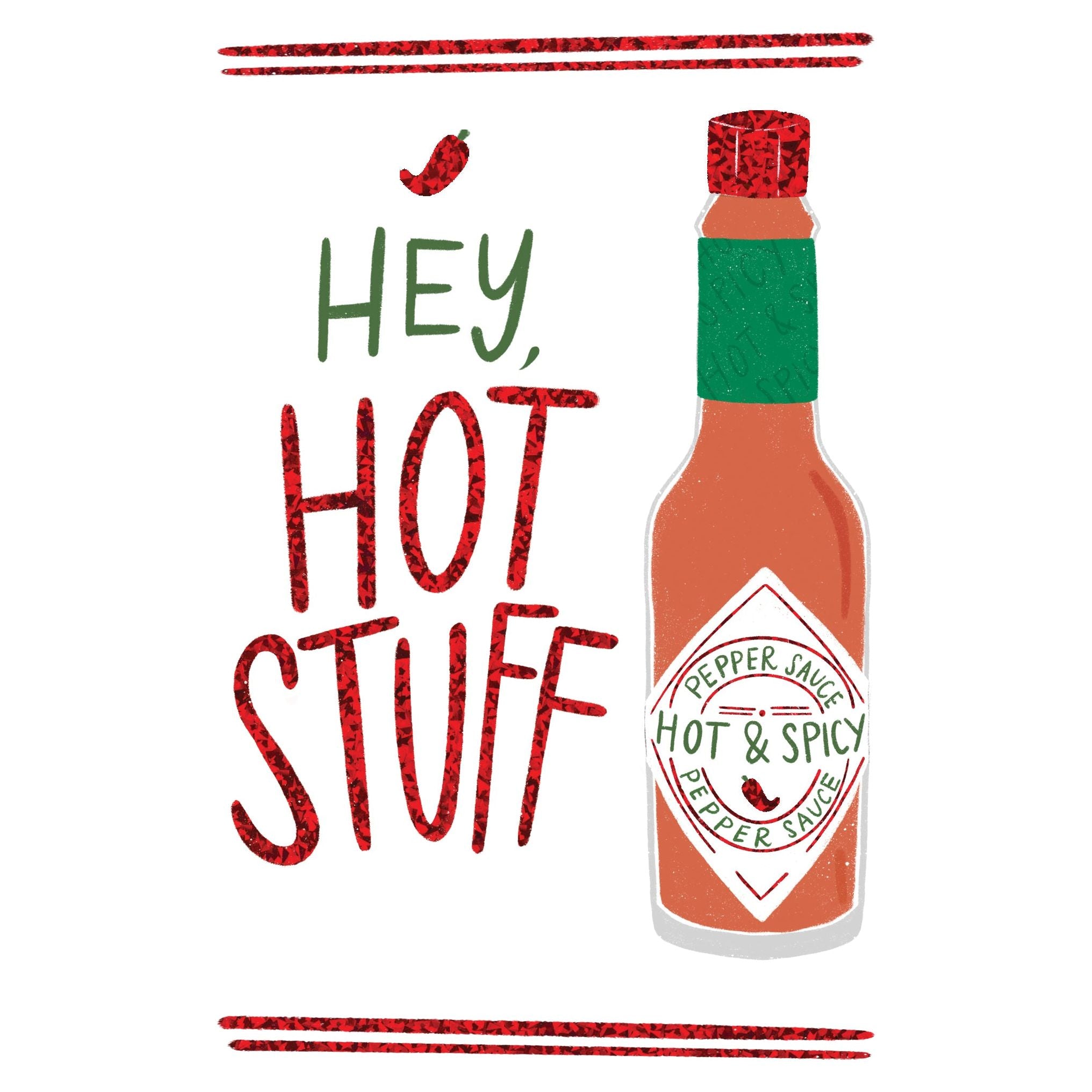 Hot Stuff Valentine's Card Husband - Cardmore