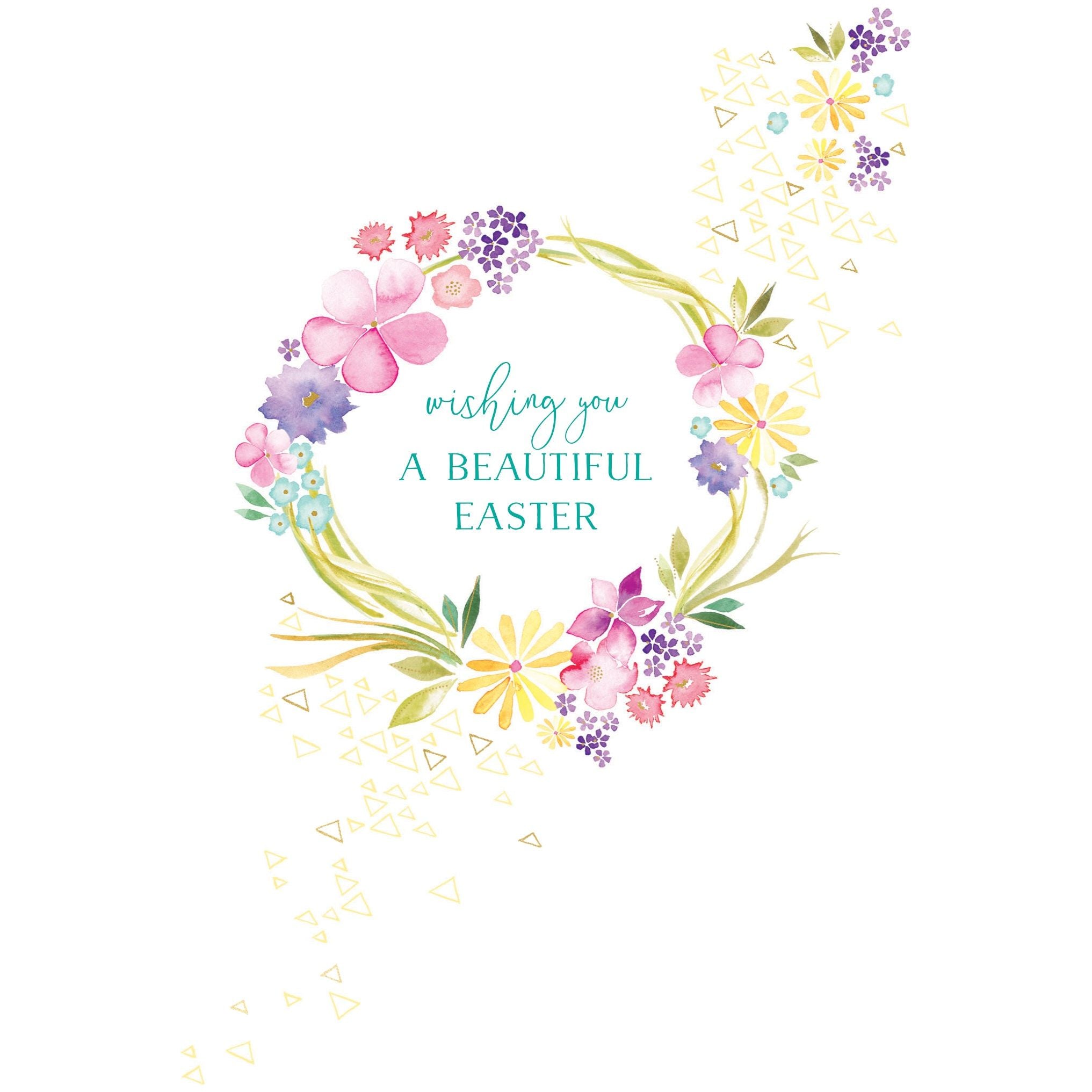 Wreath Easter Card