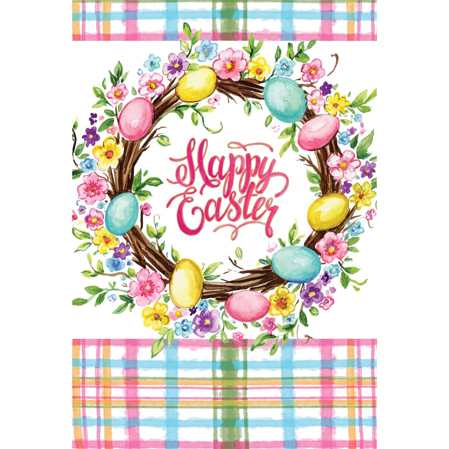 Easter Egg Wreath Easter Card