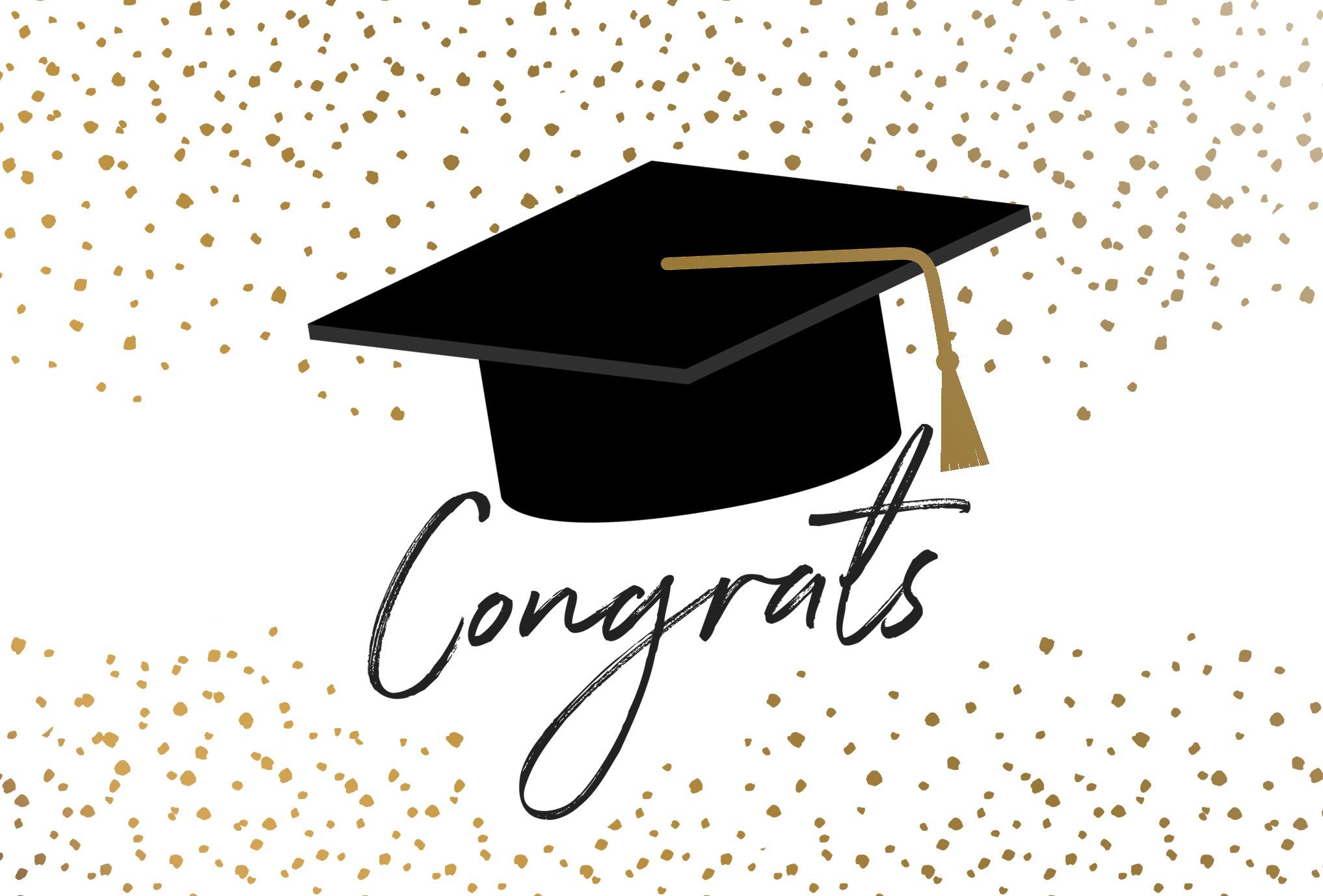 Congrats Mortarboard Graduation Card